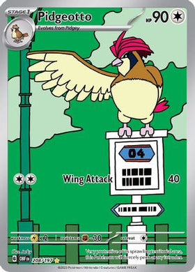 Pidgeotto - 208/197 208 - SV03 Obsidian Flames Holofoil (MP)
