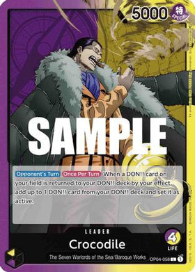 Crocodile (OP04-058) Kingdoms of Intrigue