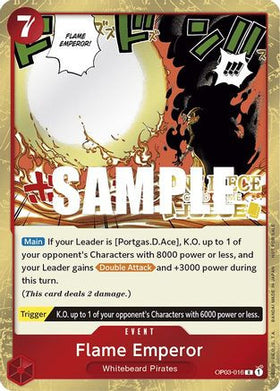 Flame Emperor (Judge Pack Vol. 2) (OP03-016) One Piece Promotion Cards Foil