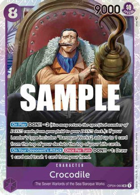 Crocodile (OP04-060) Kingdoms of Intrigue Foil