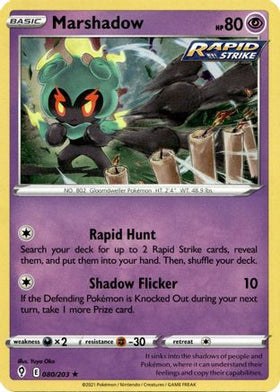 Marshadow - 080/203 (Cosmos Holo) 80 - Miscellaneous Cards Products Holofoil