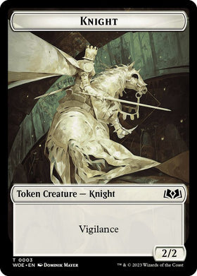 Knight // Food (0012) Double-Sided Token