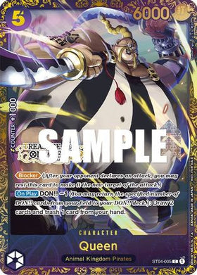Queen (Treasure Cup) (ST04-005) One Piece Promotion Cards Foil