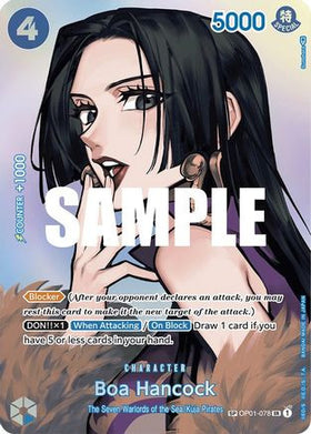 Boa Hancock (SP) (OP01-078) Kingdoms of Intrigue Foil