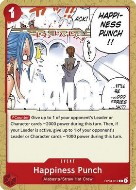 Happiness Punch (OP04-017) Kingdoms of Intrigue
