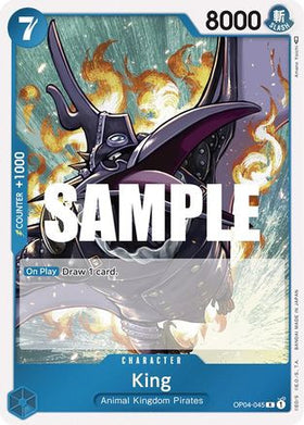King (OP04-045) Kingdoms of Intrigue Foil
