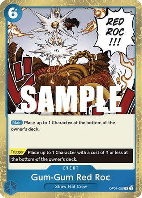 Gum-Gum Red Roc (OP04-056) Kingdoms of Intrigue Foil