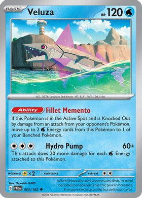 Veluza - 054/182 54 - SV04 Paradox Rift Reverse Holofoil