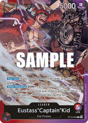 Eustass"Captain"Kid (003) (ST10-003) Ultra Deck: The Three Captains Foil