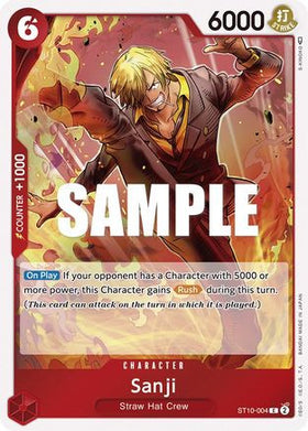 Sanji (ST10-004) Ultra Deck: The Three Captains Foil
