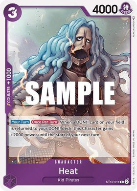 Heat (ST10-011) Ultra Deck: The Three Captains Foil