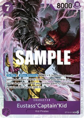 Eustass"Captain"Kid (013) (ST10-013) Ultra Deck: The Three Captains Foil