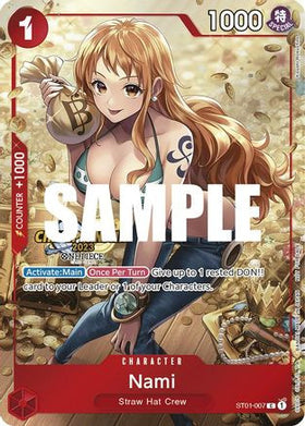Nami (CS 2023 Celebration Pack) (ST01-007) One Piece Promotion Cards Foil