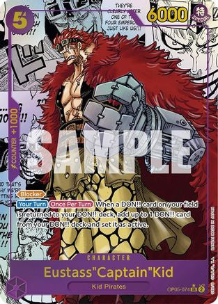 Eustass"Captain"Kid (Alternate Art) (Manga) (OP05-074) Awakening of the New Era Foil