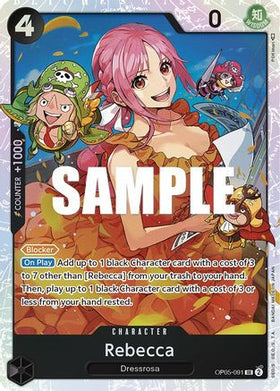 Rebecca (OP05-091) Awakening of the New Era Foil