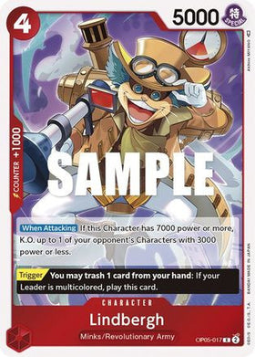 Lindbergh (OP05-017) Awakening of the New Era Foil