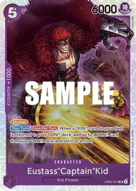 Eustass"Captain"Kid (OP05-074) Awakening of the New Era Foil
