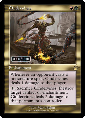 Cindervines (Retro Frame) (Serial Numbered)