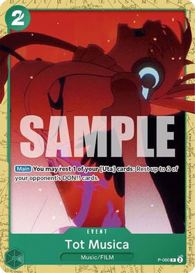 Tot Musica (Starter Deck 11: Uta Deck Battle) (P-060) One Piece Promotion Cards