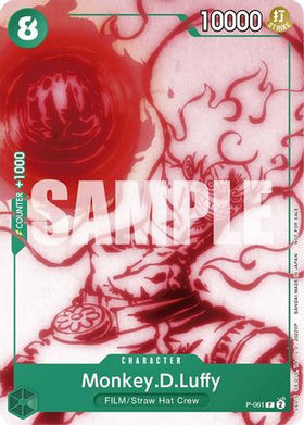Monkey.D.Luffy (Starter Deck 11: Uta Deck Battle) (P-061) One Piece Promotion Cards