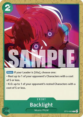 Backlight (ST11-003) Starter Deck 11: Uta
