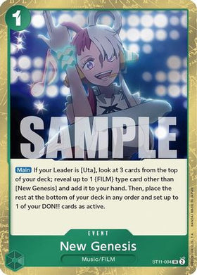 New Genesis (ST11-004) Starter Deck 11: Uta Foil