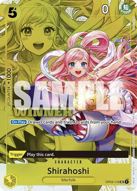 Shirahoshi (Winner Pack Vol. 6) (OP03-116) One Piece Promotion Cards Foil