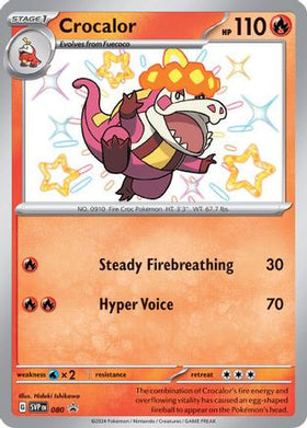 Crocalor 80 - SV Scarlet Violet Promo Cards Holofoil (LP)