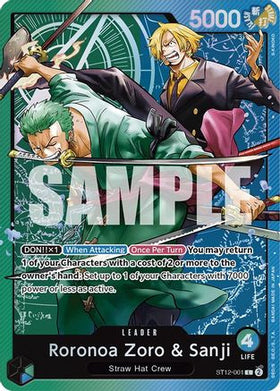 Roronoa Zoro & Sanji (ST12-001) Starter Deck 12: Zoro and Sanji Foil