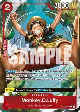 Monkey.D.Luffy (Alternate Art) (OP06-013) Wings of the Captain Foil