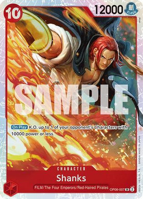 Shanks (OP06-007) Wings of the Captain Foil