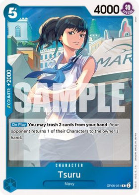 Tsuru (OP06-051) Wings of the Captain Foil