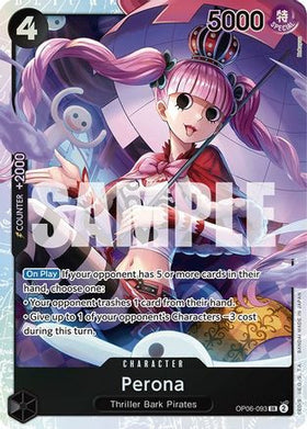 Perona (093) (OP06-093) Wings of the Captain Foil