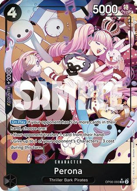 Perona (093) (Alternate Art) (OP06-093) Wings of the Captain Foil