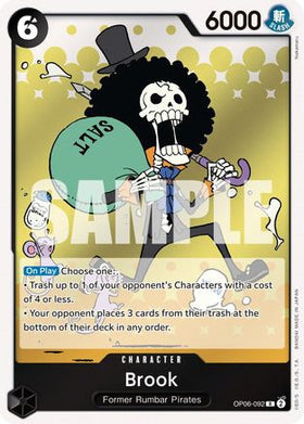 Brook (OP06-092) Wings of the Captain Foil