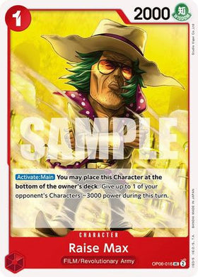Raise Max (OP06-016) Wings of the Captain