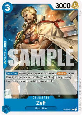 Zeff (OP06-048) Wings of the Captain