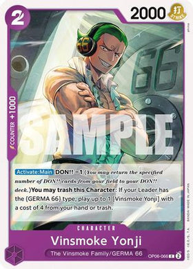Vinsmoke Yonji (066) (OP06-066) Wings of the Captain