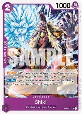 Shiki (OP06-073) Wings of the Captain