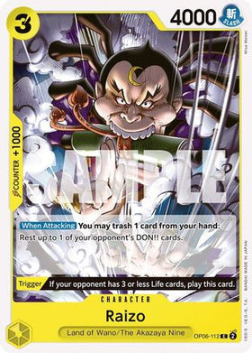 Raizo (OP06-112) Wings of the Captain