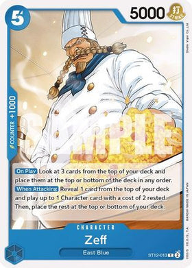 Zeff (ST12-013) Starter Deck 12: Zoro and Sanji