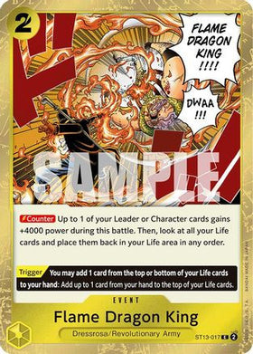 Flame Dragon King (ST13-017) Ultra Deck: The Three Brothers Foil