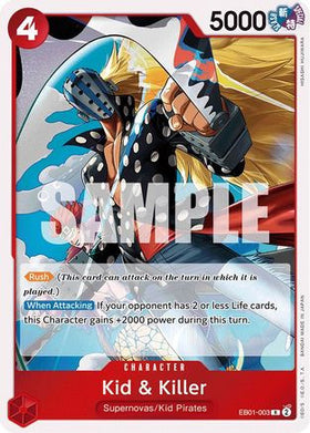 Kid & Killer (EB01-003) Extra Booster: Memorial Collection Foil