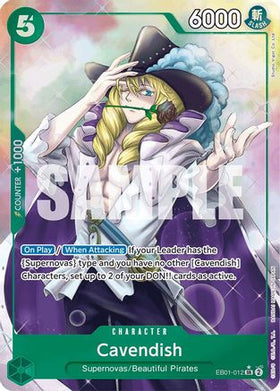 Cavendish (Alternate Art) (EB01-012) Extra Booster: Memorial Collection Foil