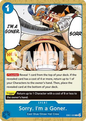 Sorry. I'm a Goner. (EB01-029) Extra Booster: Memorial Collection
