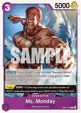 Ms. Monday (EB01-035) Extra Booster: Memorial Collection