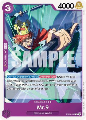 Mr. 9 (EB01-037) Extra Booster: Memorial Collection