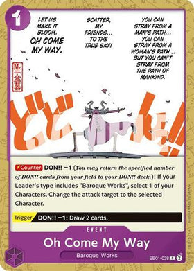 Oh Come My Way (EB01-038) Extra Booster: Memorial Collection