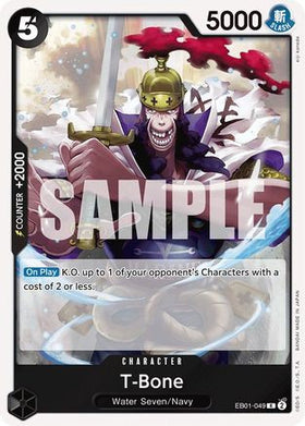 T-Bone (EB01-049) Extra Booster: Memorial Collection Foil