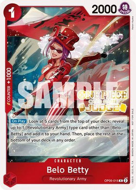 Belo Betty (Judge Pack Vol. 3) (OP05-015) One Piece Promotion Cards Foil
